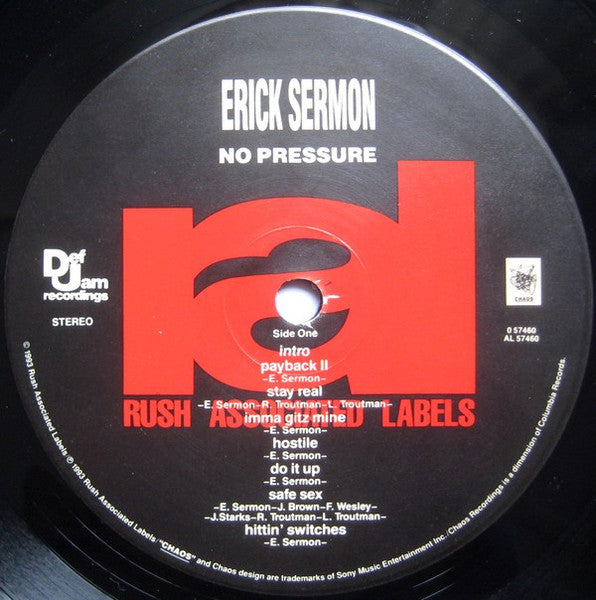 Erick Sermon : No Pressure (LP,Album)