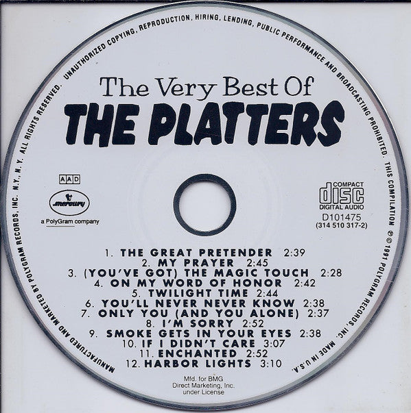 Platters, The : The Very Best Of The Platters (Compilation,Club Edition)