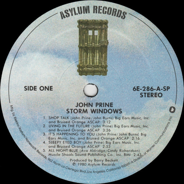 John Prine : Storm Windows (LP,Album,Stereo)