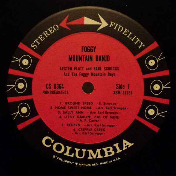 Flatt & Scruggs And Foggy Mountain Boys, The : Foggy Mountain Banjo (LP,Album,Stereo)