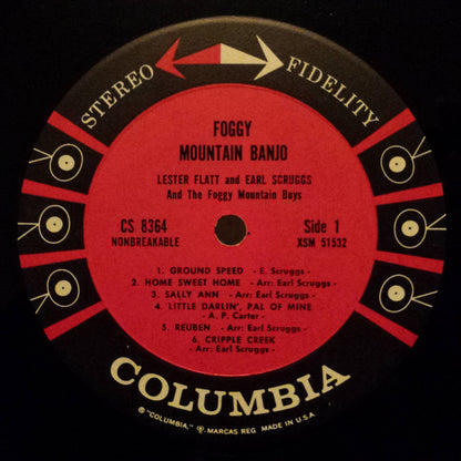 Flatt & Scruggs And Foggy Mountain Boys, The : Foggy Mountain Banjo (LP,Album,Stereo)