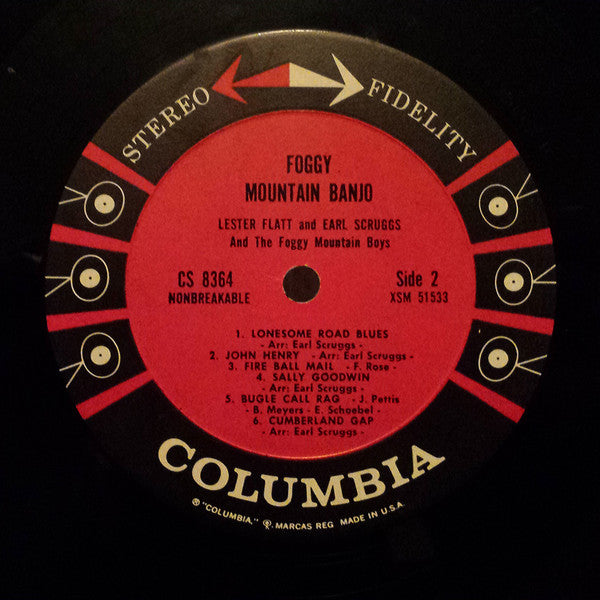 Flatt & Scruggs And Foggy Mountain Boys, The : Foggy Mountain Banjo (LP,Album,Stereo)