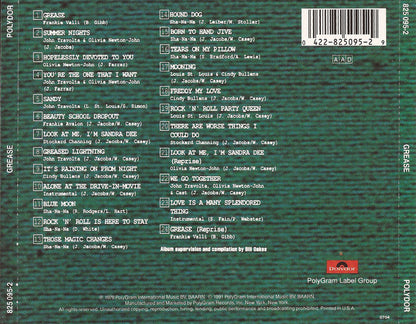 Various : Grease (The Original Soundtrack From The Motion Picture) (Album,Reissue)