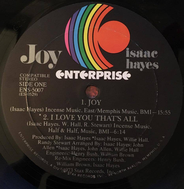 Isaac Hayes : Joy (LP,Album,Quadraphonic)