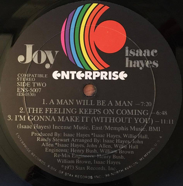Isaac Hayes : Joy (LP,Album,Quadraphonic)