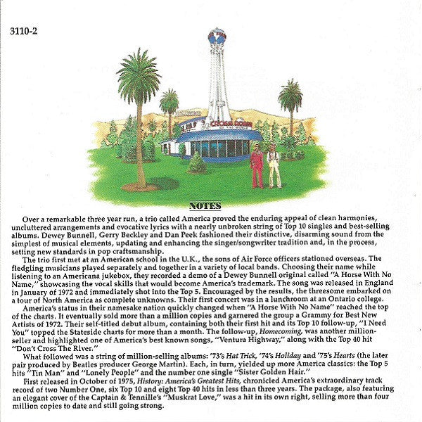 America (2) : History · America's Greatest Hits (Compilation,Reissue)