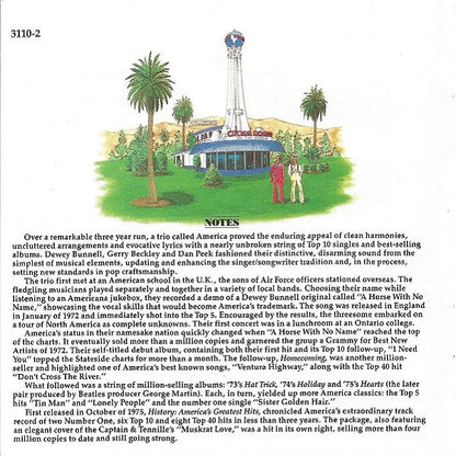 America (2) : History · America's Greatest Hits (Compilation,Reissue)