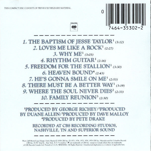 Oak Ridge Boys, The : The Best Of The Oak Ridge Boys (Compilation,Repress)