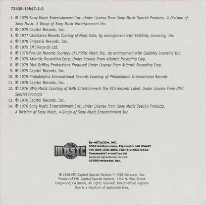 Various : Disco Dancin' (1975-1980) (Compilation)