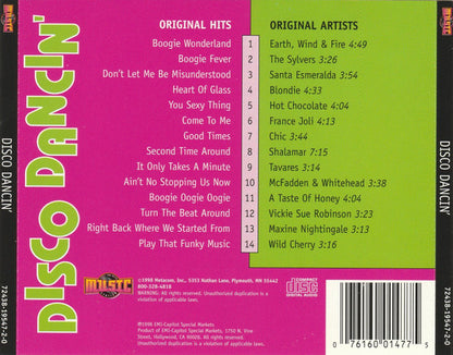 Various : Disco Dancin' (1975-1980) (Compilation)