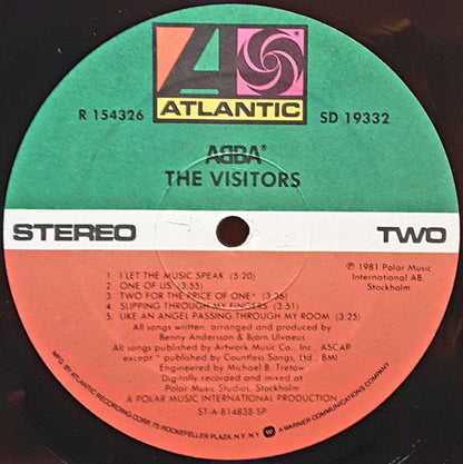 ABBA : The Visitors (LP,Album,Club Edition)