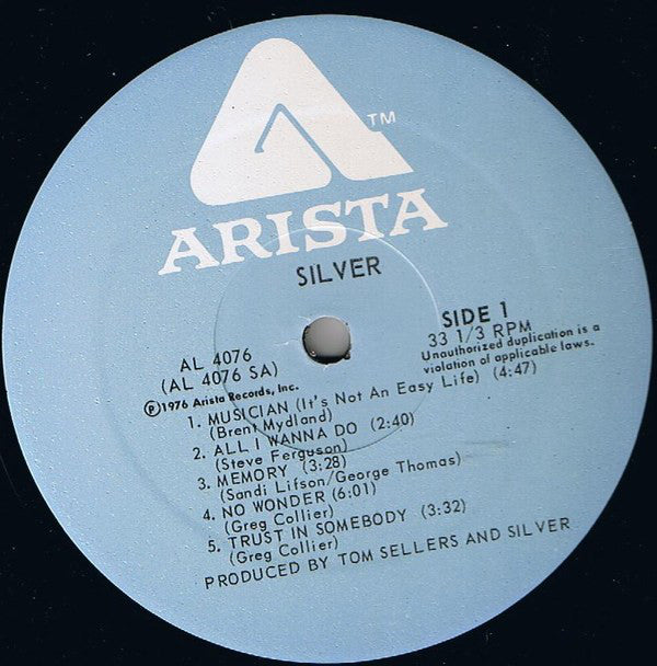 Silver (10) : Silver (LP,Album)