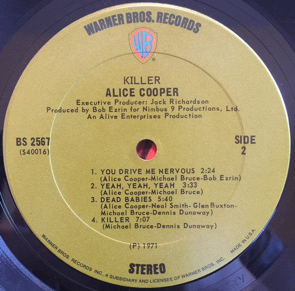 Alice Cooper : Killer (LP,Album,Stereo)