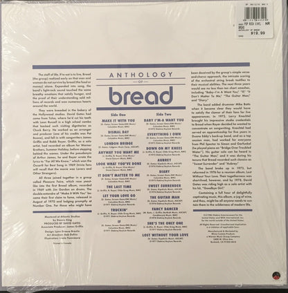 Bread : Anthology Of Bread (LP,Compilation,Limited Edition,Stereo)