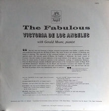 Victoria De Los Angeles, Gerald Moore : The Fabulous Victoria De Los Angeles (LP,Mono)