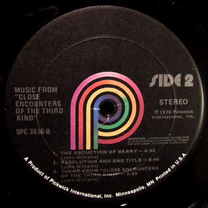 Unknown Artist : Music From Close Encounters Of The Third Kind (LP,Album)