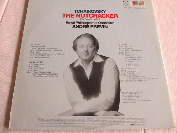 Pyotr Ilyich Tchaikovsky, Royal Philharmonic Orchestra, André Previn : The Nutcracker (Complete Ballet) (LP,Album,Stereo)