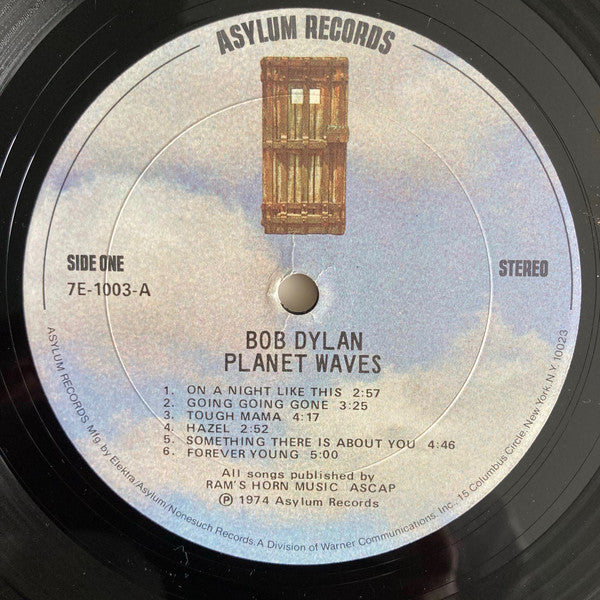 Bob Dylan : Planet Waves (LP,Album,Stereo)
