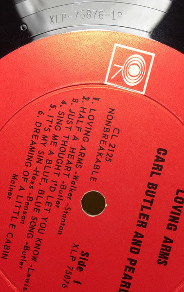 Carl & Pearl Butler : Loving Arms (LP,Mono)