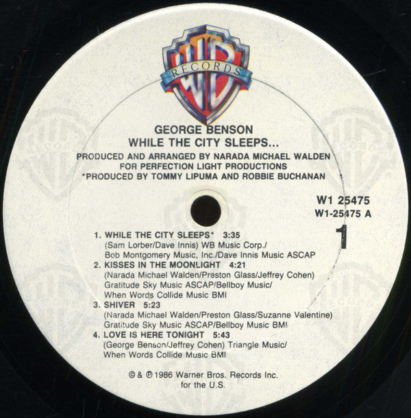 George Benson : While The City Sleeps... (LP,Album,Club Edition)