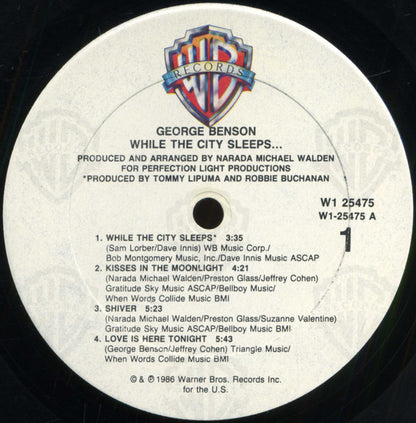 George Benson : While The City Sleeps... (LP,Album,Club Edition)