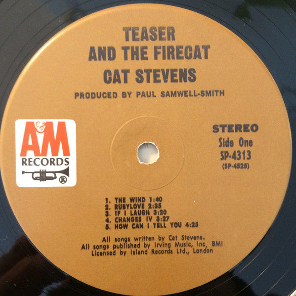 Cat Stevens : Teaser And The Firecat (LP,Album,Stereo)