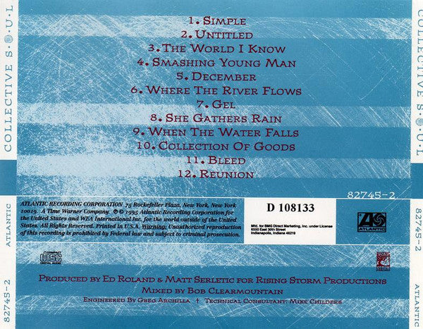 Collective Soul : Collective Soul (Album,Club Edition)