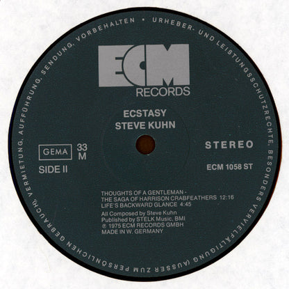 Steve Kuhn : Ecstasy (LP,Album)