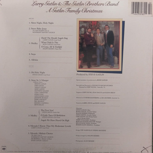 Larry Gatlin & The Gatlin Brothers : A Gatlin Family Christmas (LP,Album)