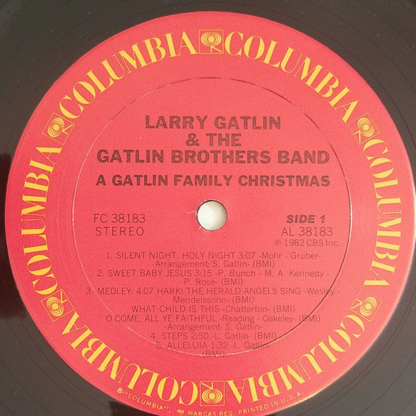 Larry Gatlin & The Gatlin Brothers : A Gatlin Family Christmas (LP,Album)