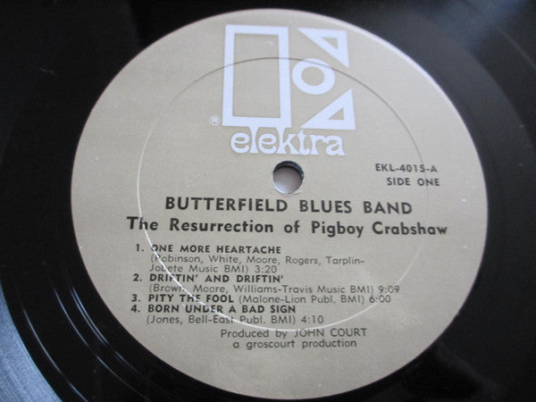 Paul Butterfield Blues Band, The : The Resurrection Of Pigboy Crabshaw (LP,Album,Mono)