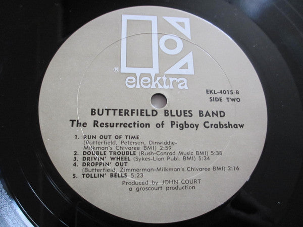 Paul Butterfield Blues Band, The : The Resurrection Of Pigboy Crabshaw (LP,Album,Mono)