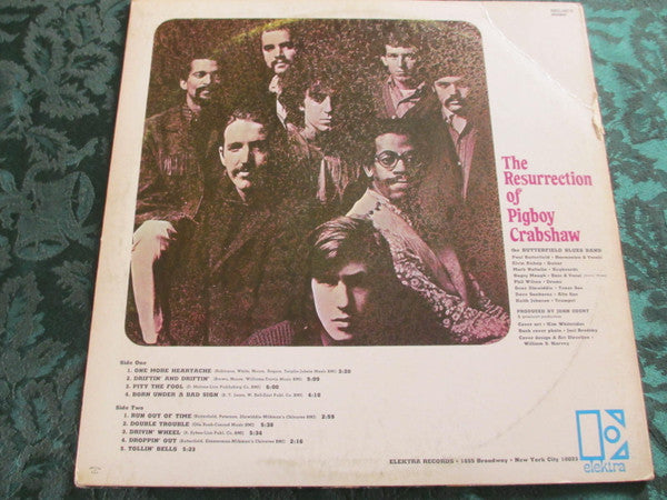 Paul Butterfield Blues Band, The : The Resurrection Of Pigboy Crabshaw (LP,Album,Mono)