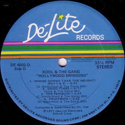 Kool & The Gang : Hollywood Swinging / Summer Madness (LP,Compilation,Reissue)