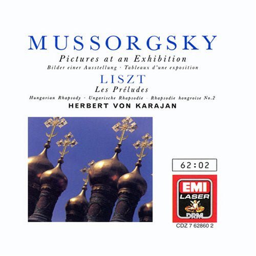 Modest Mussorgsky, Franz Liszt | Herbert von Karajan, Philharmonia Orchestra : Pictures At An Exhibition | Les Préludes, Hungarian Rhapsody No. 2 (Compilation)