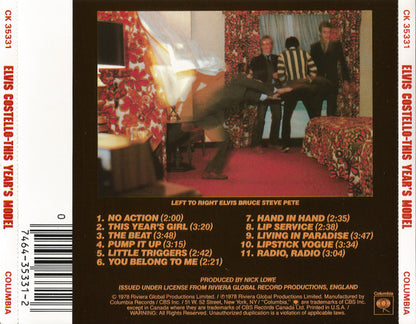 Elvis Costello & The Attractions : This Year's Model (Album,Reissue,Repress)