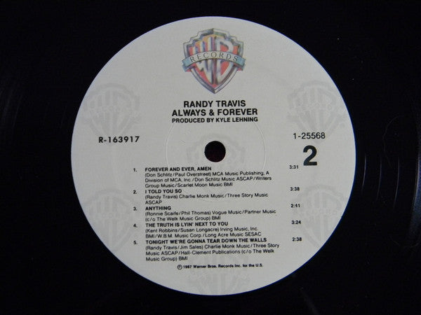 Randy Travis : Always & Forever (LP,Album,Club Edition)