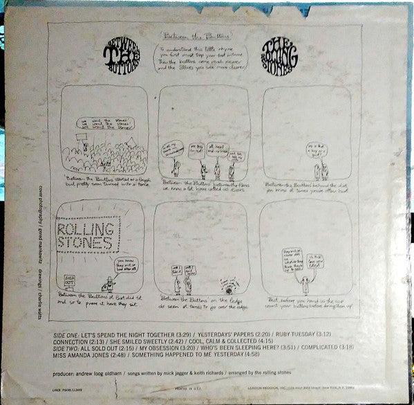 Rolling Stones, The : Between The Buttons (LP,Album,Mono)
