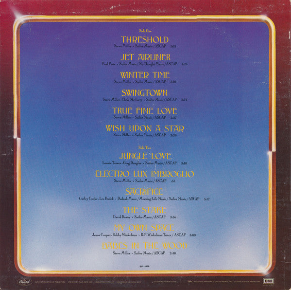 Steve Miller Band : Book Of Dreams (LP,Album)