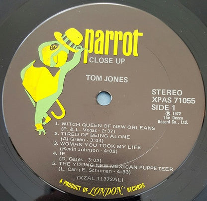 Tom Jones : Close Up (LP,Album)
