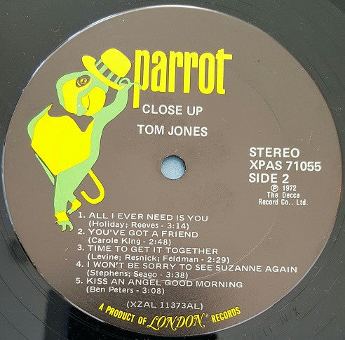 Tom Jones : Close Up (LP,Album)