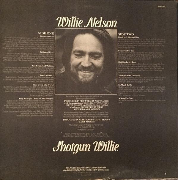Willie Nelson : Shotgun Willie (LP,Album)