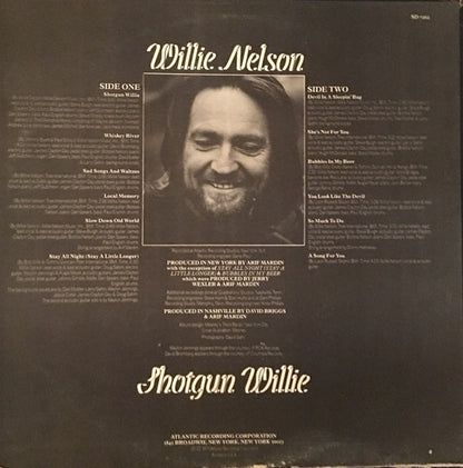 Willie Nelson : Shotgun Willie (LP,Album)