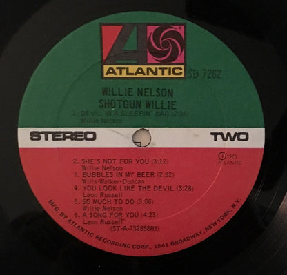 Willie Nelson : Shotgun Willie (LP,Album)