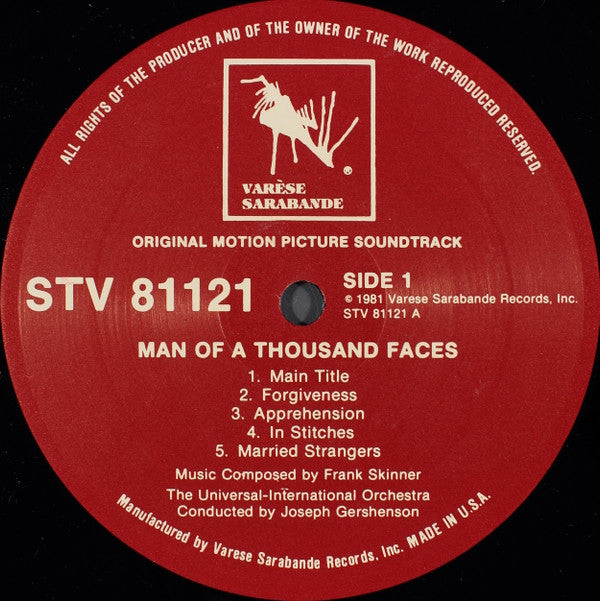 Frank Skinner (2) : Man Of A Thousand Faces (Music From The Sound Track) (LP)