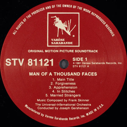 Frank Skinner (2) : Man Of A Thousand Faces (Music From The Sound Track) (LP)