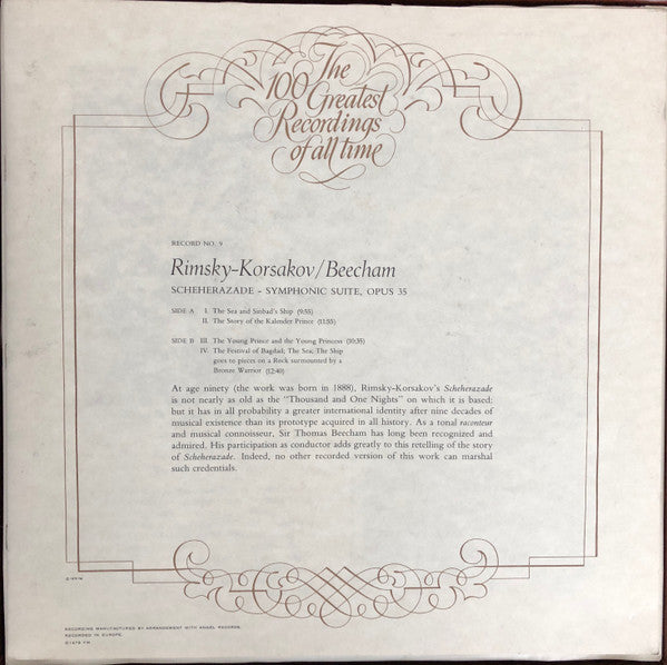 Various : Orchestral Showpieces I (LP,Compilation,Deluxe Edition,Stereo,Mono)