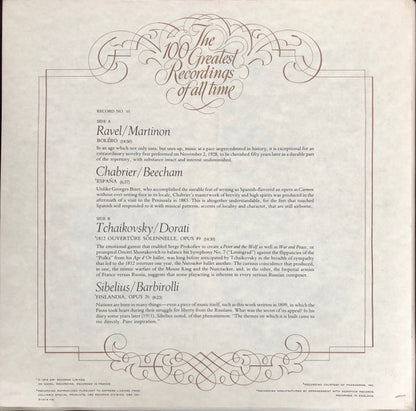 Various : Orchestral Showpieces I (LP,Compilation,Deluxe Edition,Stereo,Mono)