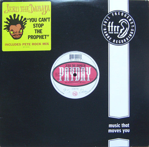 Jeru The Damaja : You Can't Stop The Prophet (12",33 ⅓ RPM)