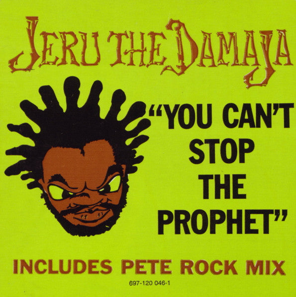 Jeru The Damaja : You Can't Stop The Prophet (12",33 ⅓ RPM)
